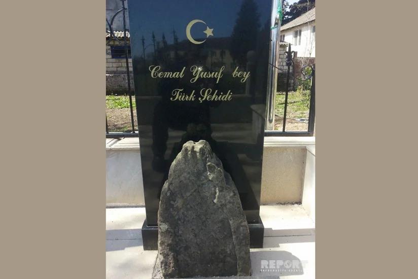 Astarada türk zabitinin məzarına xatirə lövhəsi qoyulub - FOTO