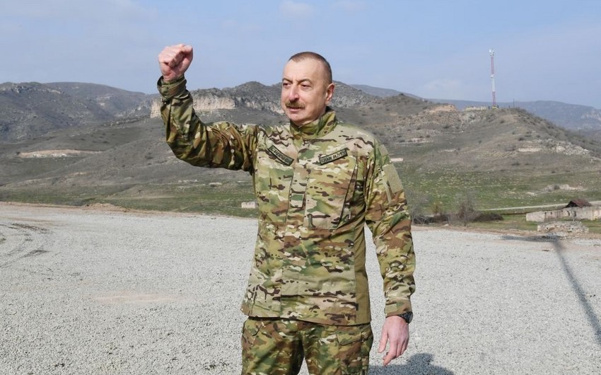 Ильхам Алиев: Мы пришли, подняли свой флаг и изгнали врага с наших земель