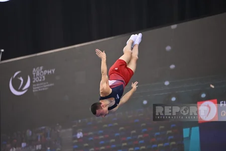 Bakıda batut gimnastikası üzrə Dünya Kubokuna start verilib - FOTOREPORTAJ