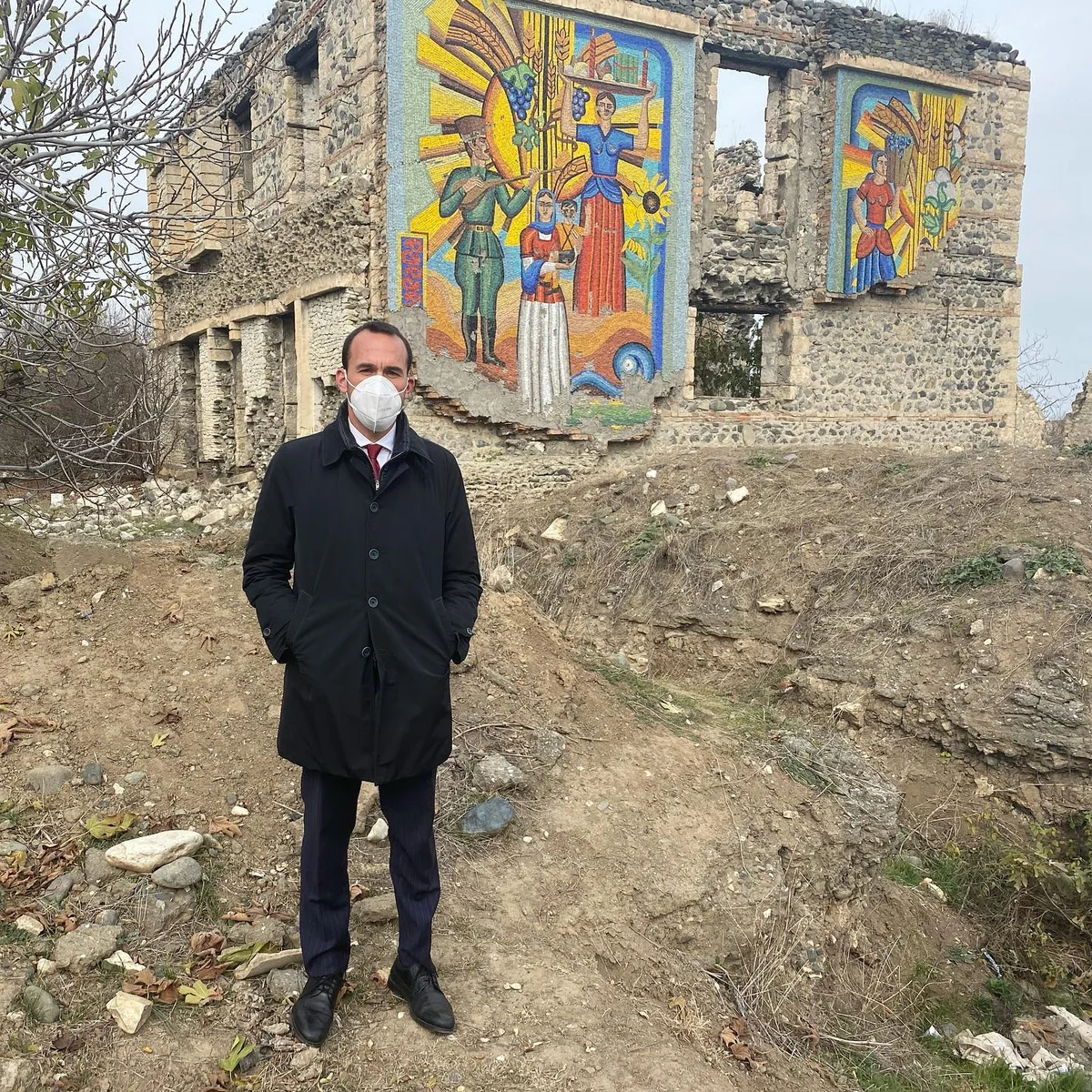 İtaliyanın dövlət katibi Ağdama səfəri ilə bağlı təəssüratlarını bölüşüb