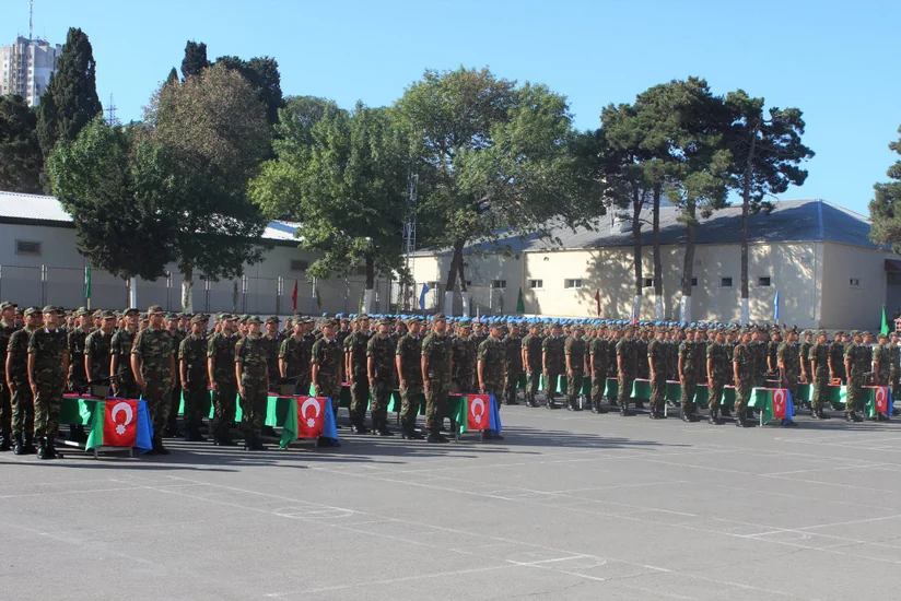 Hərbi hissə və birləşmələrdə andiçmə mərasimi başa çatıb