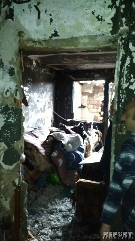 Bakıda məcburi köçkünlərin yaşadığı sanatoriyada yanğın baş verib, 7 nəfər zəhərlənib - ƏLAVƏ OLUNUB