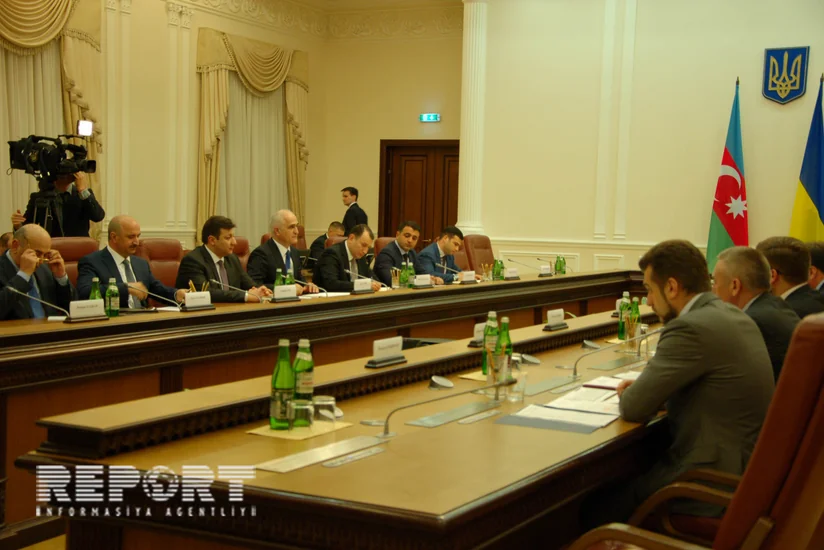 В Киеве состоялась встреча министра экономики Азербайджана и премьер-министра Украины - ФОТО