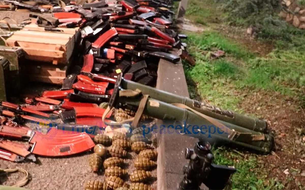 Armenian separatists surrender more than 800 weapons