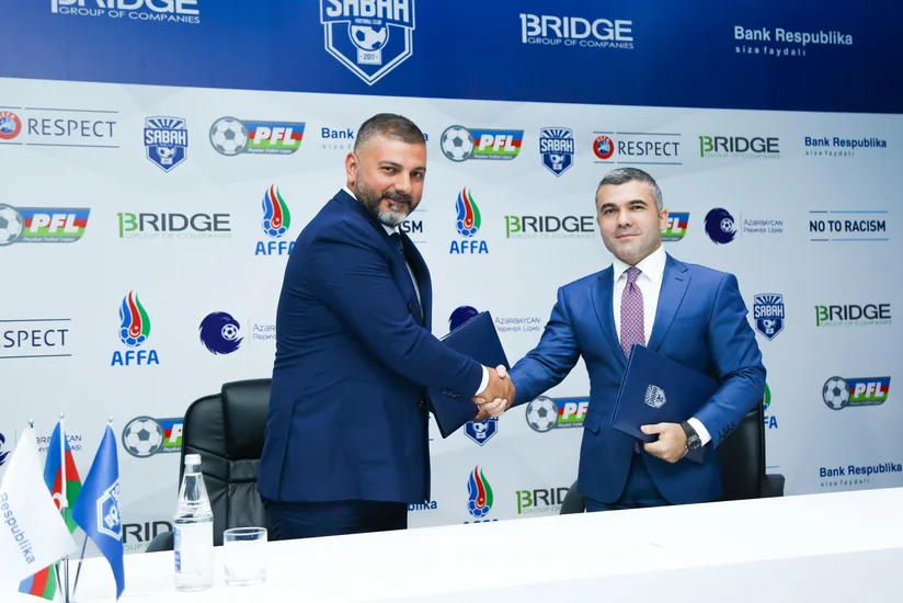 “Bank Respublika” və “Sabah” Futbol Klubu yeni əməkdaşlıq müqaviləsi imzalayıb