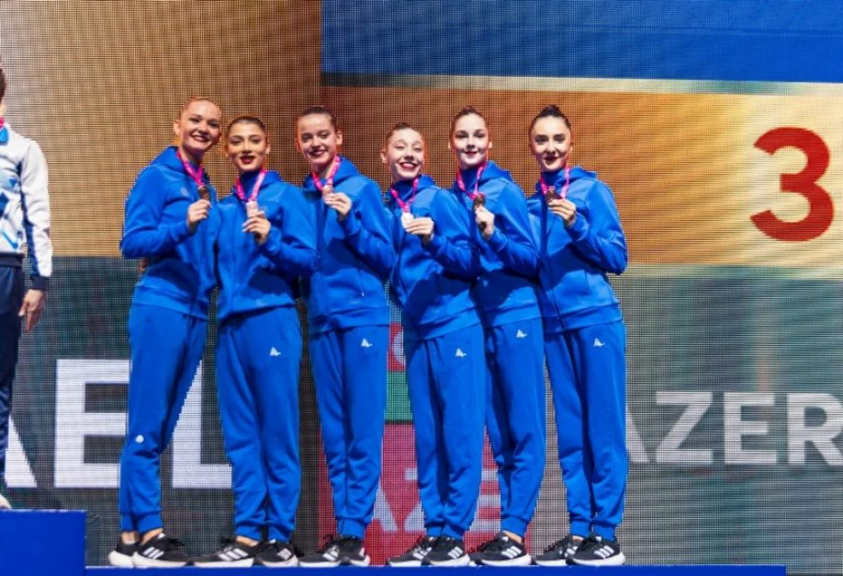 Azərbaycanın bədii gimnastika millisi Avropa Kubokunda növbəti medalı qazanıb