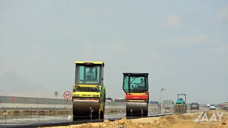 Bakı-Quba avtomobil yolunun bir hissəsində yenidənqurma işləri yekunlaşır
