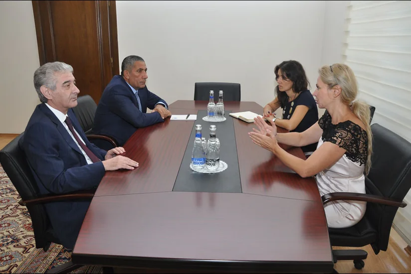 YAP sədrinin müavini Avropa İttifaqının Azərbaycandakı nümayəndəliyinin rəhbərini qəbul edib