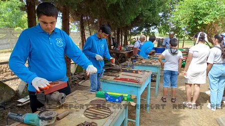 Lənkəran məktəblilərinin yay festivalı keçirilib