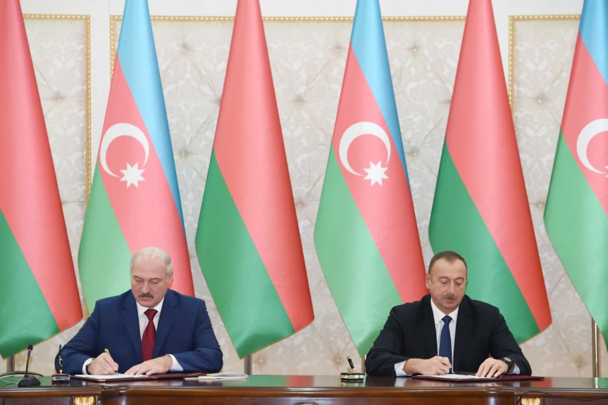 Azərbaycan-Belarus sənədləri imzalanıb - ƏLAVƏ OLUNUB