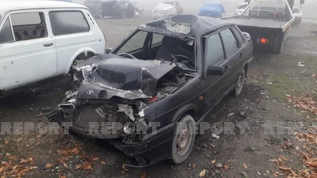Kürdəmirdə yol qəzası olub, xəsarət alanlar var