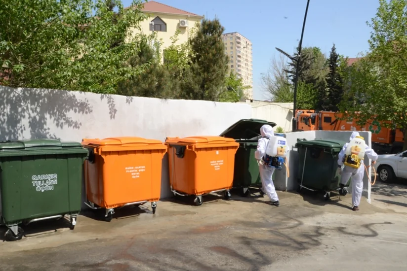 BŞİH: Yasamalda 460 ədəd konteyner meydançası yaradılıb