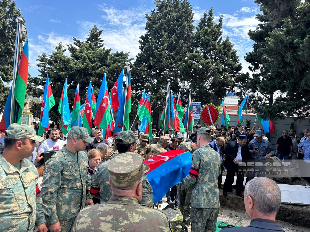 Şəhid Əliyar Ələkbərov Keşlədəki Şəhidlər xiyabanında dəfn olunub - YENİLƏNİB