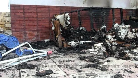 Salyanda ev yandı, xəsarət alan var