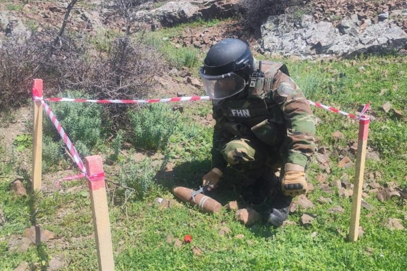 Tovuz və Qaradağda 85 millimetrlik top mərmisi aşkar edilib