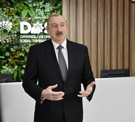 President Ilham Aliyev attends opening of DOST center No2