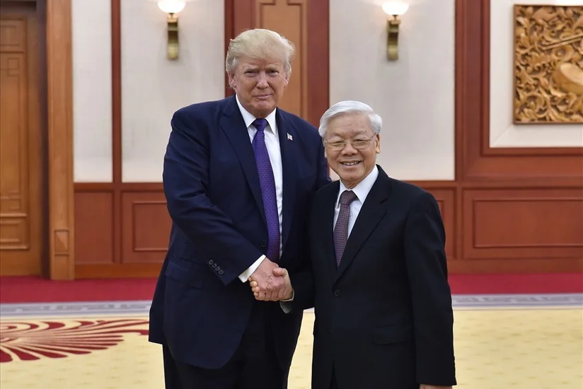 US and Vietnam presidents meet in Hanoi