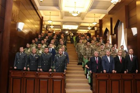 Hərbi Prokurorluqda qazilərlə görüş keçirilib