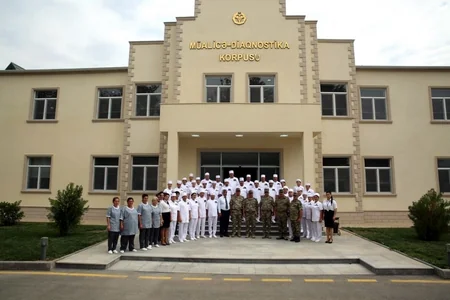 Defense Minister of Azerbaijan attends the opening of a new military hospital in the frontline zone - VİDEO