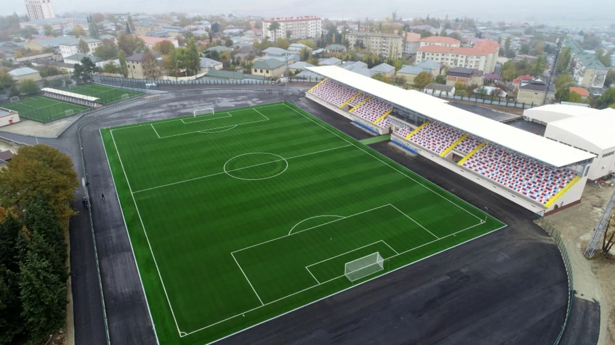 Şamaxı şəhər stadionunun açılışı olub