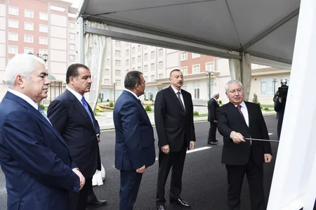 President Ilham Aliyev inaugurates newly-built dormitory of Azerbaijan State Agrarian University