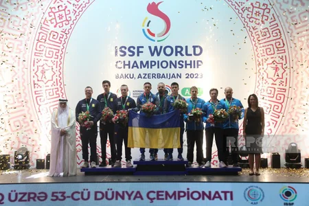 Bakıda keçirilən dünya çempionatının son medalçıları mükafatlandırılıb