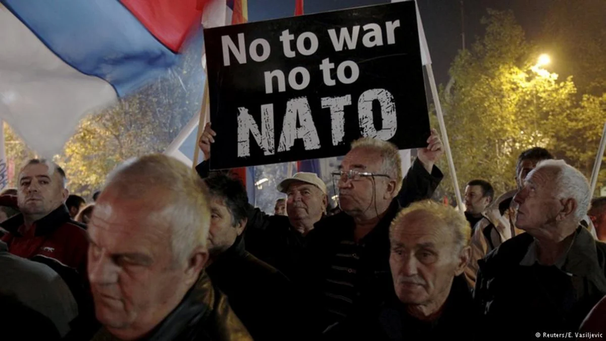 ​Monteneqroda NATO-ya üzvlük əleyhinə mitinq keçirilib