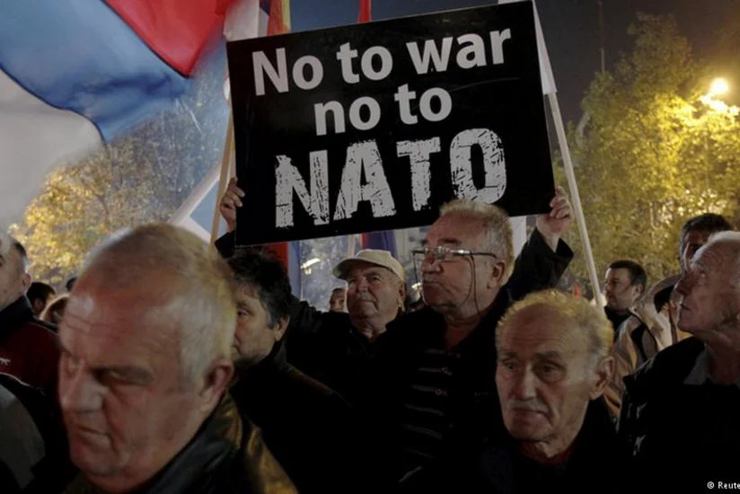 ​В Черногории прошел митинг против вступления в НАТО