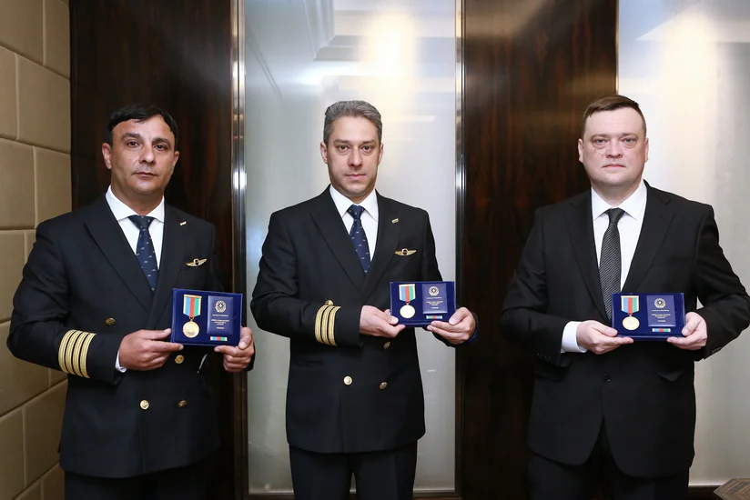 Silk Way West Airlinesın əməkdaşları peşə bayramı münasibətilə təltif edilib 