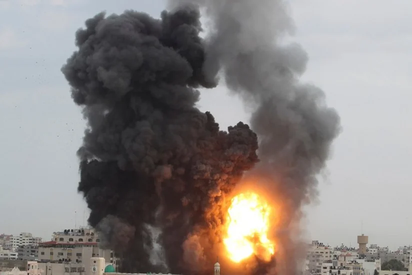 Более 20 человек пострадали при сильном взрыве в секторе Газа