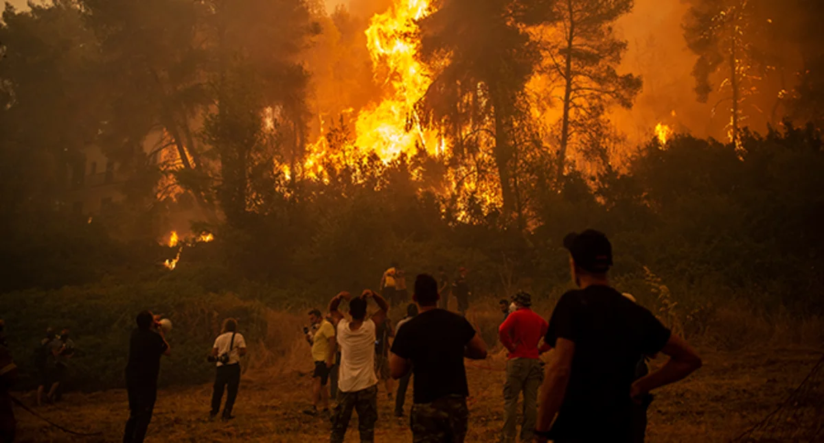 Fire in northeast Greece continues for over 10 days