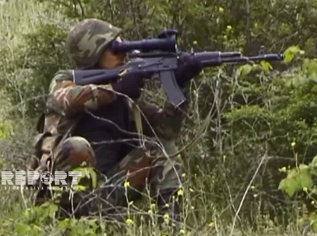 Azerbaijani army captain: 'We decently responded to enemy' - VIDEO