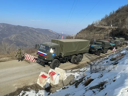 Сегодня по дороге Ханкенди-Лачын беспрепятственно проехали 32 автомобиля РМК