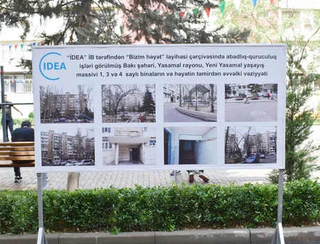 Bakıda daha bir həyət təmir edilib