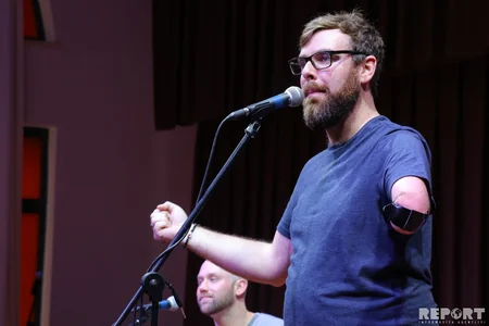 American musician Tony Memmel in Baku - PHOTO