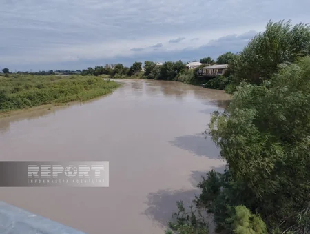 В Куре поднялся уровень воды