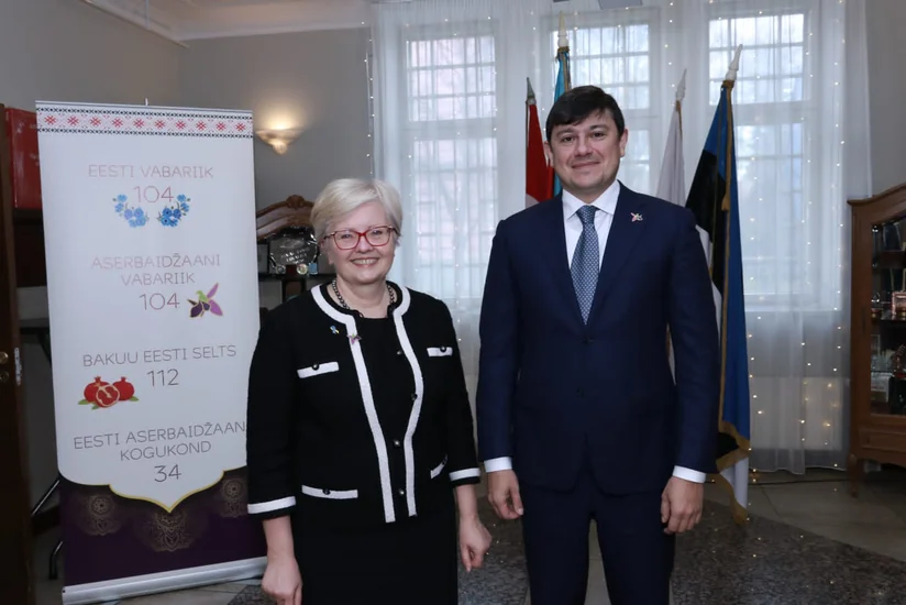 Fuad Muradov estoniyalı nazirlə görüşüb