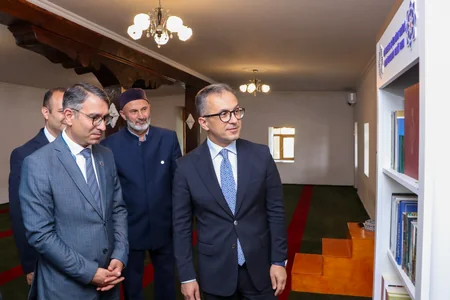 Ramin Məmmədov Qusardakı “Mustafa Kazdal” və Həsənqala kənd məscidlərini ziyarət edib