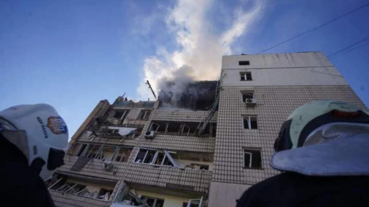 Rusiya Kiyevi yenidən atəşə tutub, ölən və xəsarət alanlar var