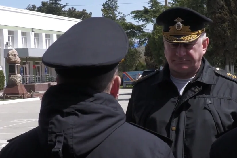 Главком ВМФ РФ встретился с экипажем крейсера Москва