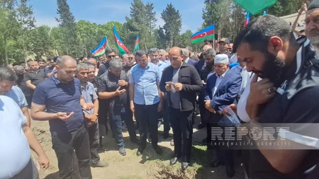 В Мингячевире простились с шехидом I Карабахской войны Асаддином Новрузовым - ВИДЕО