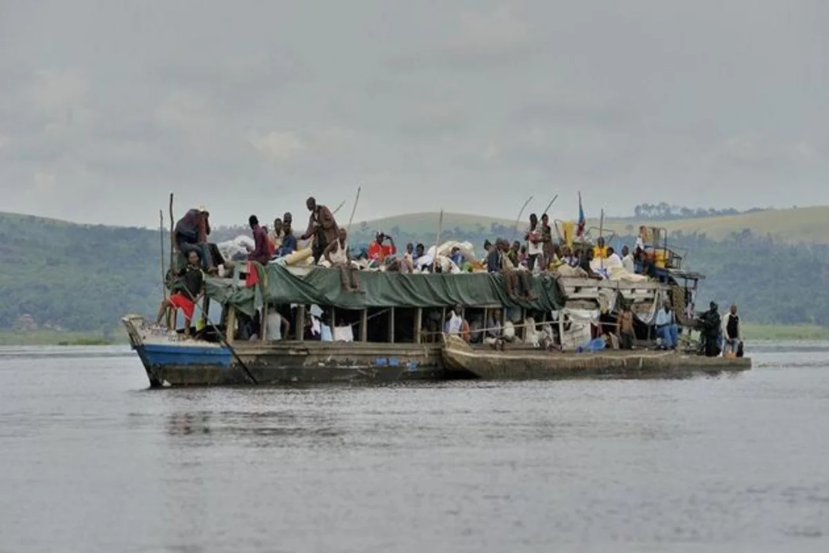 At least 148 people die after boat catches fire in Congo