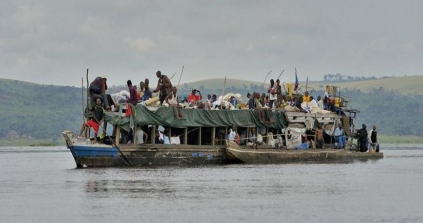 At least 148 people die after boat catches fire in Congo