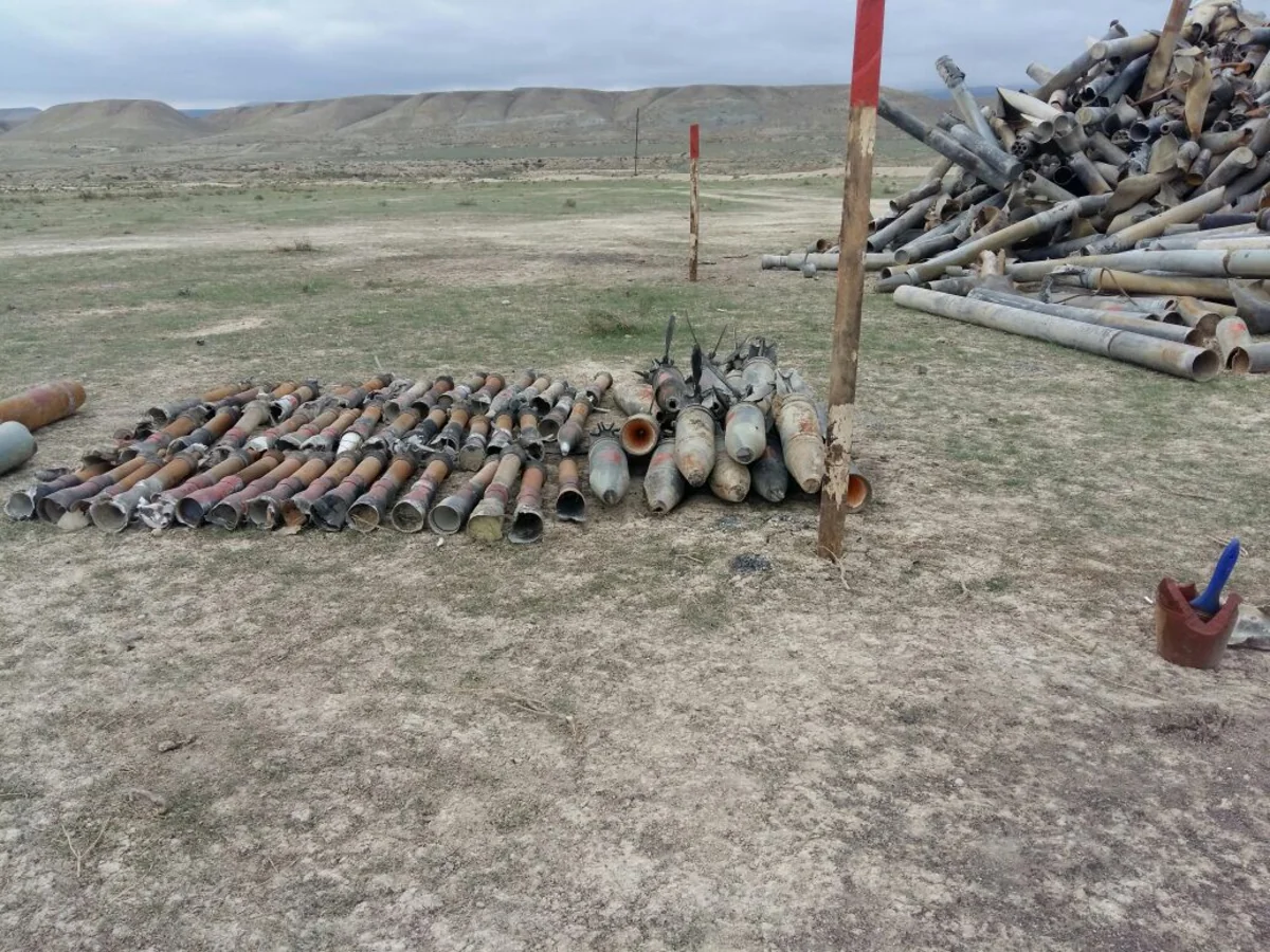 Giləzidə 164 ədəd partlamamış hərbi sursat aşkar edilib