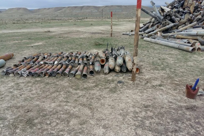 Giləzidə 164 ədəd partlamamış hərbi sursat aşkar edilib