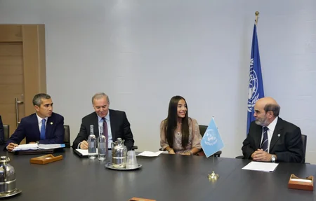 ​Heydər Əliyev Fondunun vitse-prezidenti FAO-nun baş direktoru ilə görüşüb