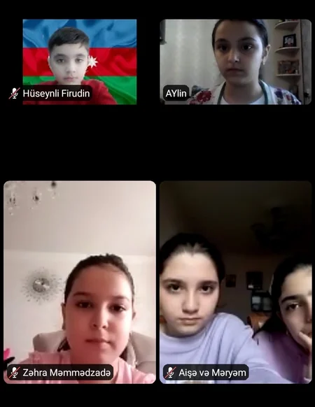 Bakıda məktəblilərə onlayn maarifləndirmə təlimi keçirilib