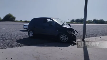 Тяжелое ДТП в Кюрдамире, есть пострадавшие