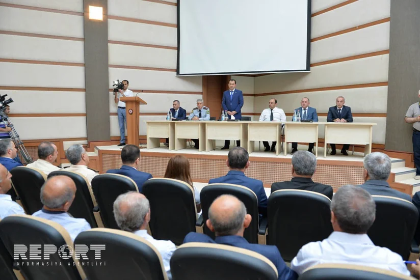 Lənkəranda ilin 6 ayında sosial-iqtisadi inkişaf sahəsində görülən işlər müzakirə olunub - FOTO