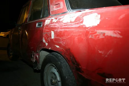 Bakıda qəza zamanı hamilə qadın körpəsini itirib - FOTO